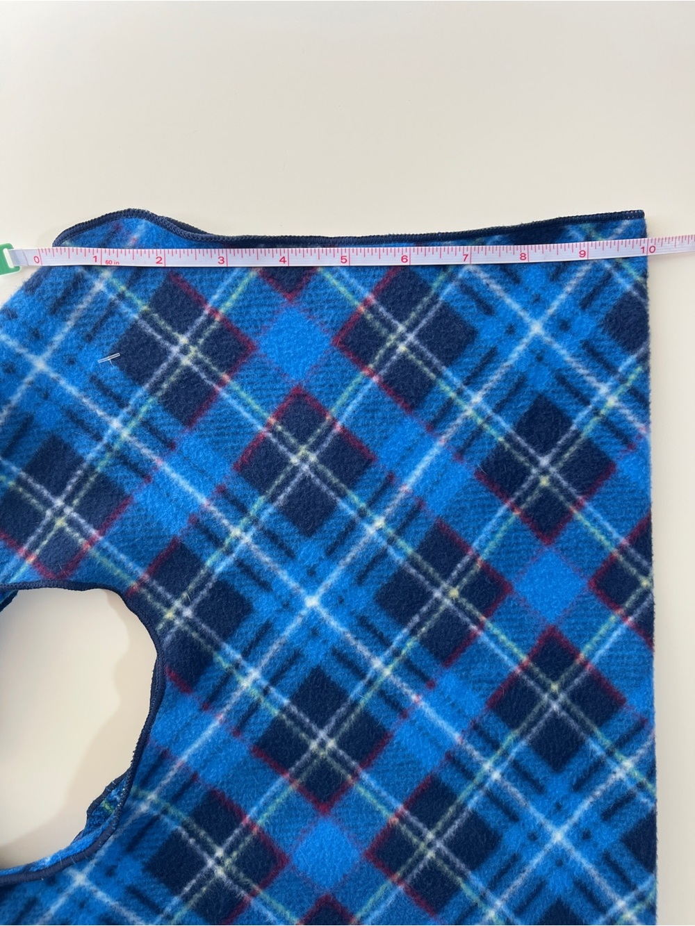 NWT Gold Paw Stretch Fleece Dog Jacket 26 Blue Plaid Made USA Large Breed - Picture 11 of 11